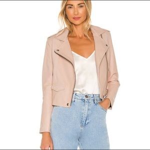 Iro Asheville leather jacket light pink size 40